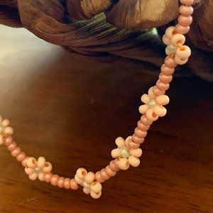 Boho Happy Daisy Bracelet-Rose+LitePink